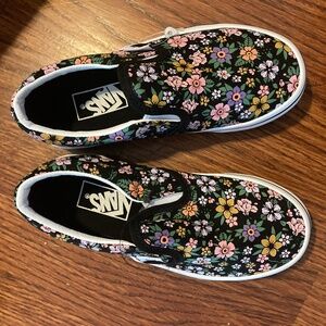 Kids Floral Vans sz. 12y
